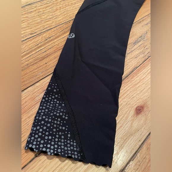 Lululemon Tight Stuff Black Tights Women’s Size 6 Reflective - Picture 3 of 11